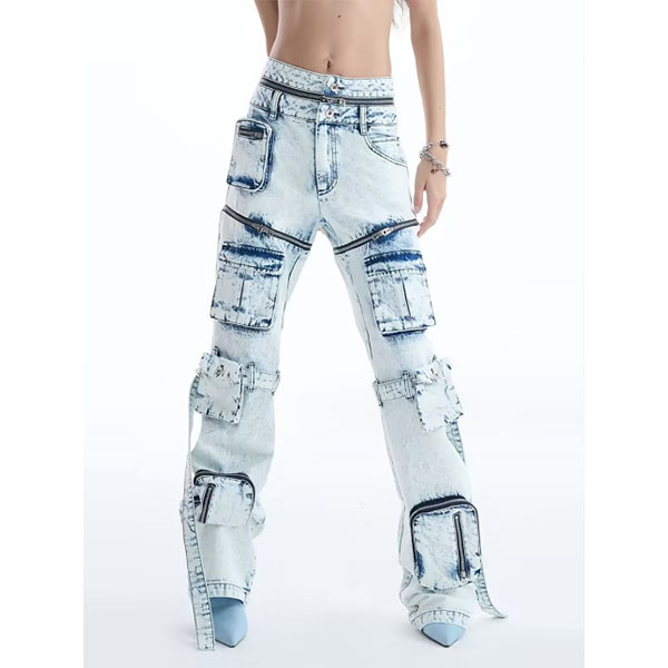 MULTI ZIP POCKET PANTS