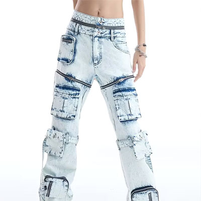 MULTI ZIP POCKET PANTS