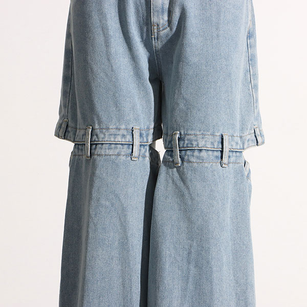 HOLLOW WIDE LED PANTS