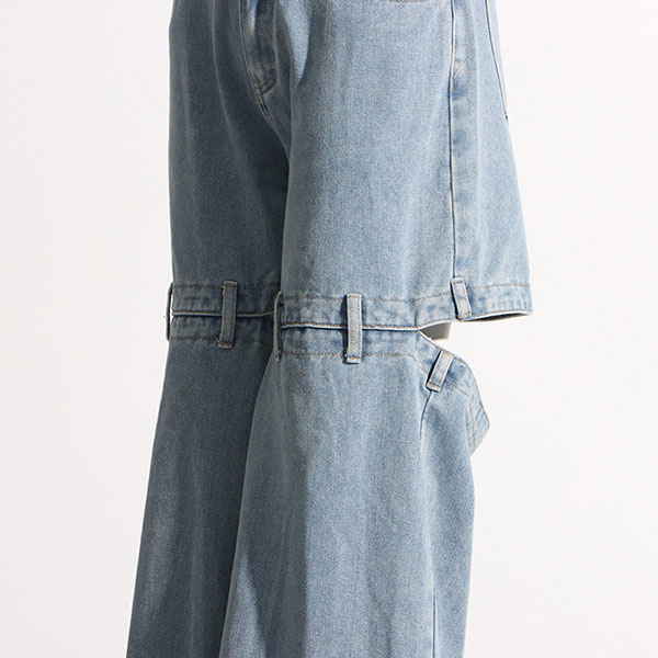 HOLLOW WIDE LED PANTS