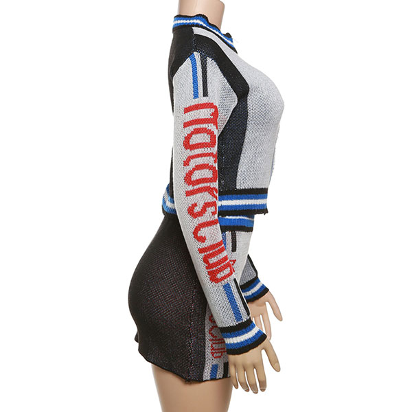 SPORTS ZIP KNIT SET UP