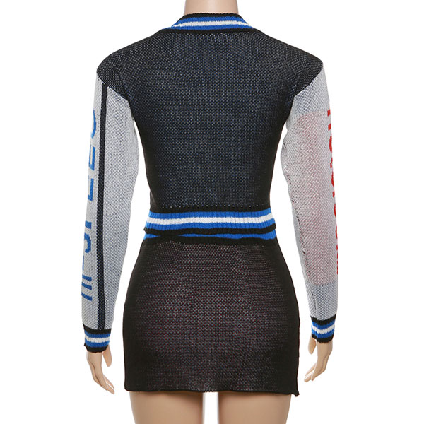 SPORTS ZIP KNIT SET UP