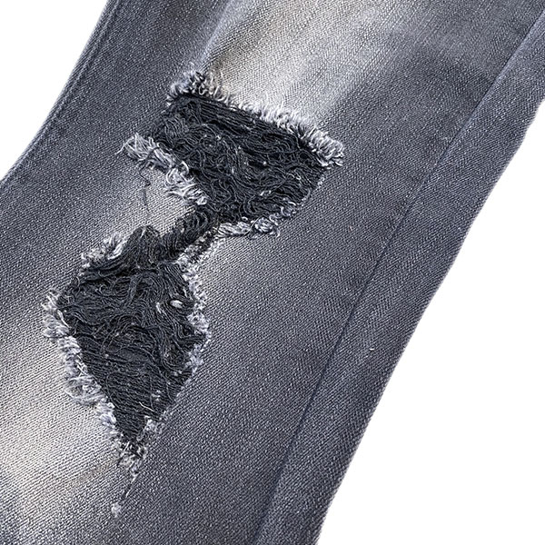 DAMAGE FLARE DENIM PANTS