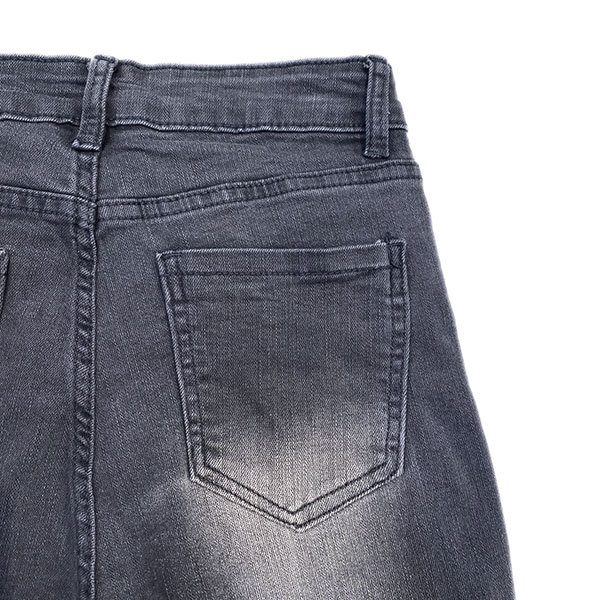 DAMAGE FLARE DENIM PANTS
