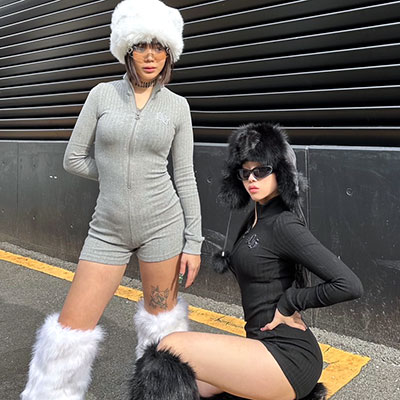 3D OG ZIP ROMPERS