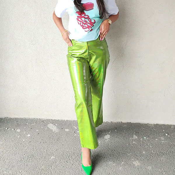 METALLIC 5P PANTS