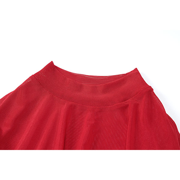 STRAP RIBBON SHEER TOP