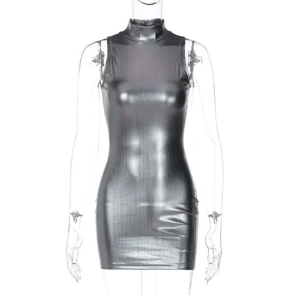 METALLIC MINI ONEPIECE