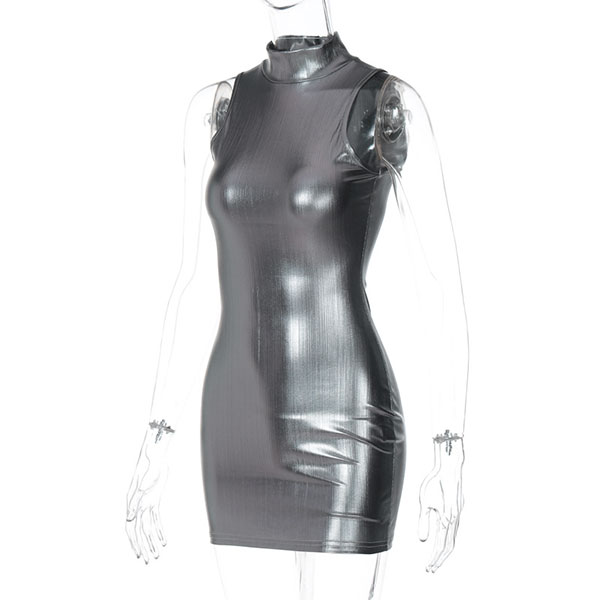METALLIC MINI ONEPIECE