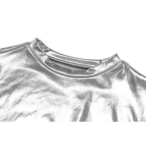 METALLIC TIGHT T-SHIRT