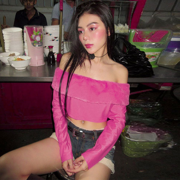 TRIM FUR OFF SHOULDER