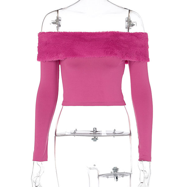 TRIM FUR OFF SHOULDER