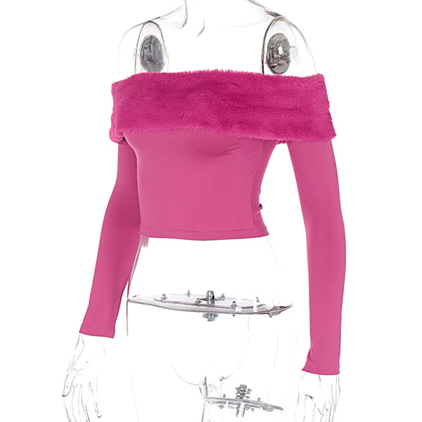 TRIM FUR OFF SHOULDER