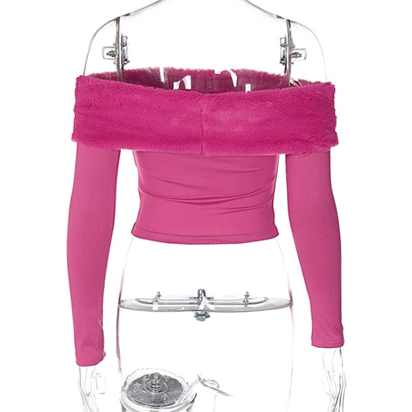 TRIM FUR OFF SHOULDER