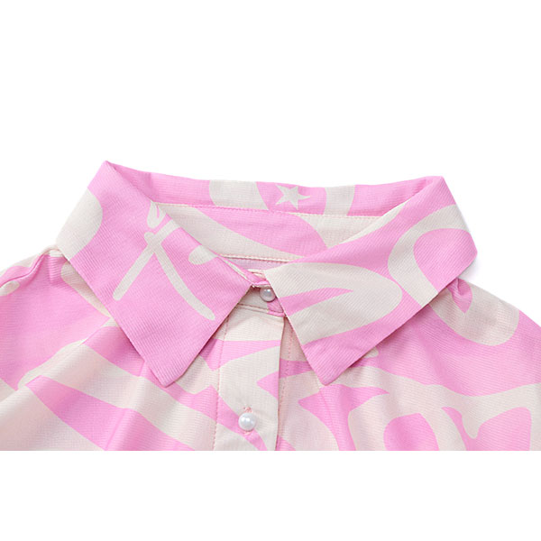 PINK LETTER SHIRT