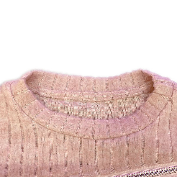 ZIP RIB KNIT