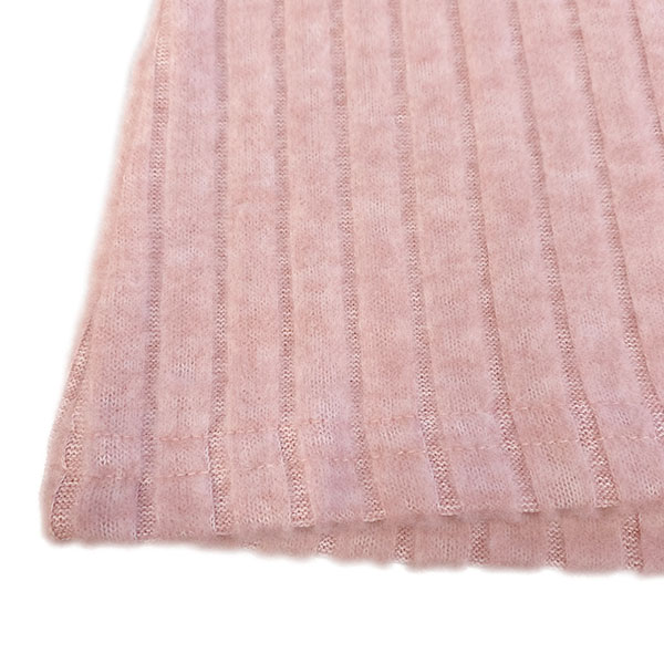 ZIP RIB KNIT