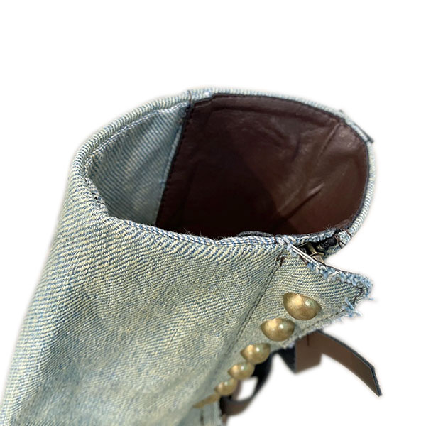 DENIM MARTIN BOOTS