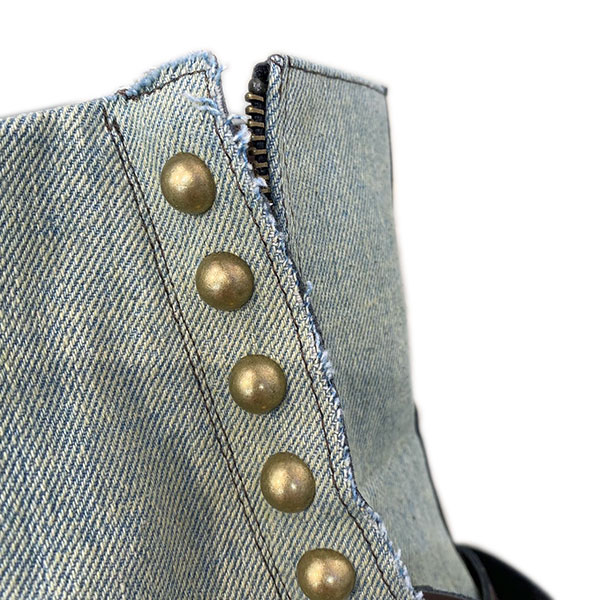 DENIM MARTIN BOOTS