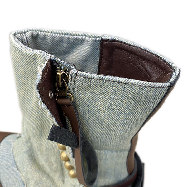 DENIM MARTIN BOOTS