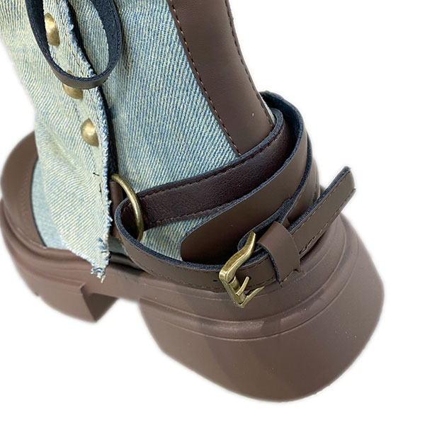 DENIM MARTIN BOOTS