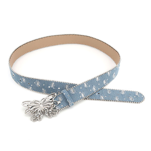 BUTTERFLY DENIM BELT