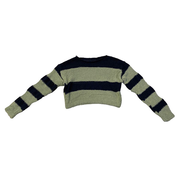 BORDER MOHAIR KNIT