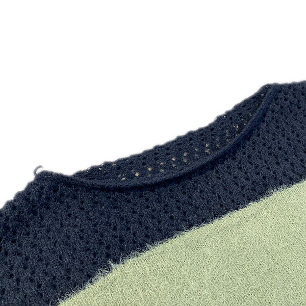 BORDER MOHAIR KNIT