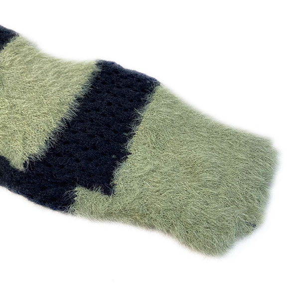 BORDER MOHAIR KNIT