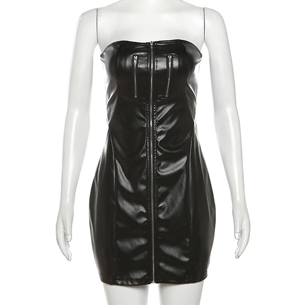 ECO LEATHER BARE ONEPIECE