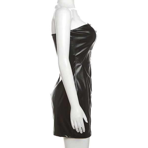 ECO LEATHER BARE ONEPIECE