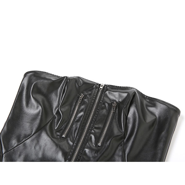 ECO LEATHER BARE ONEPIECE