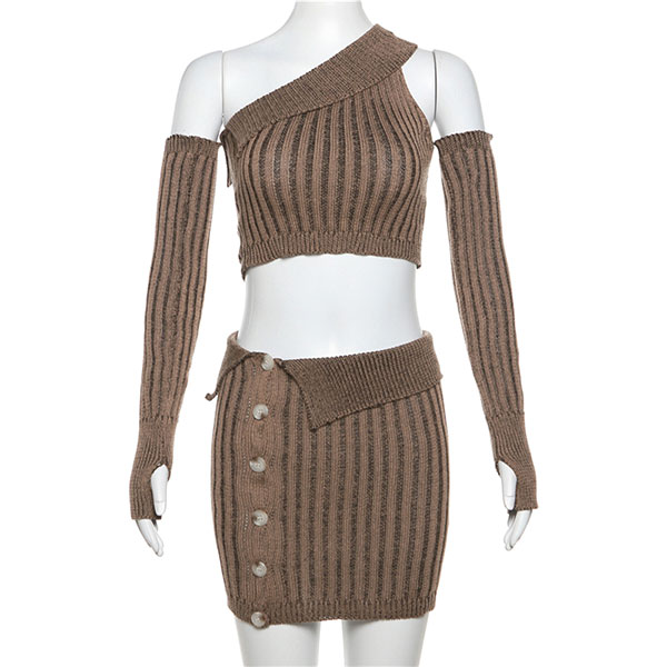 RIB KNIT 3PIECE