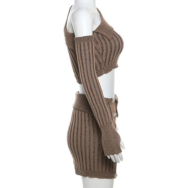 RIB KNIT 3PIECE