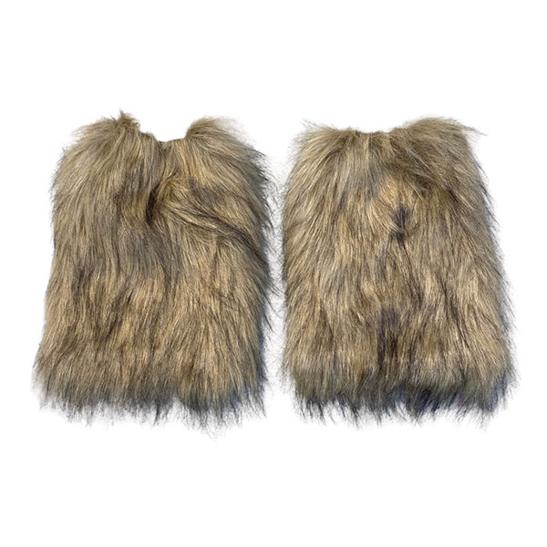 BEAR FUR LEG WARMERS