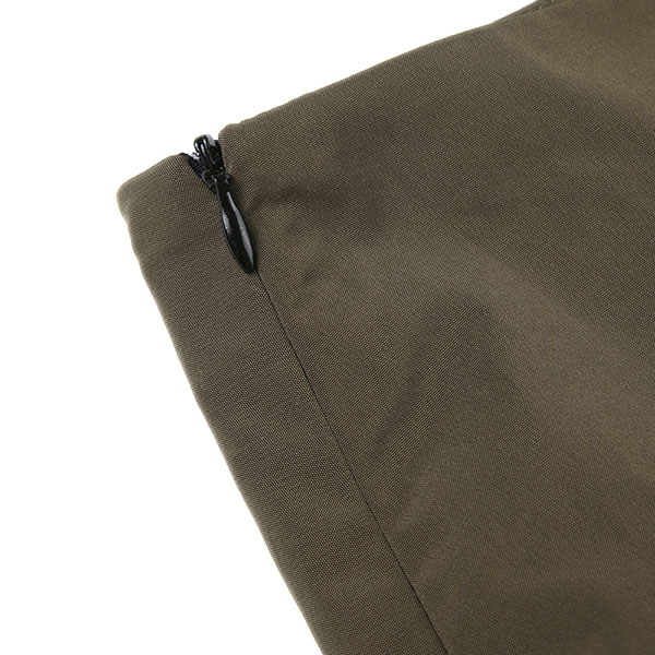 EYELET PLEATS SKIRT