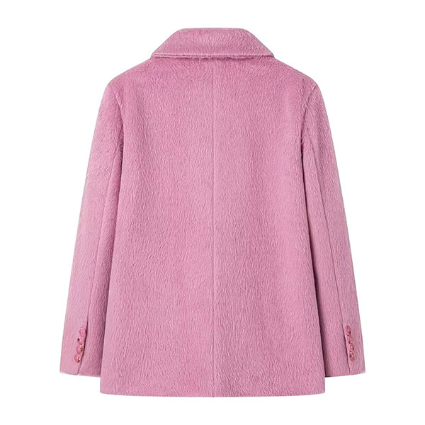 SHAGGY LAPEL JACKET
