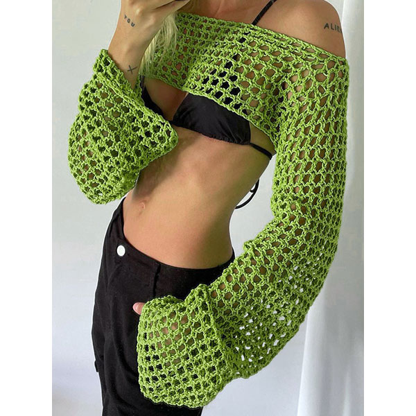 HIGH CUT MESH TOP