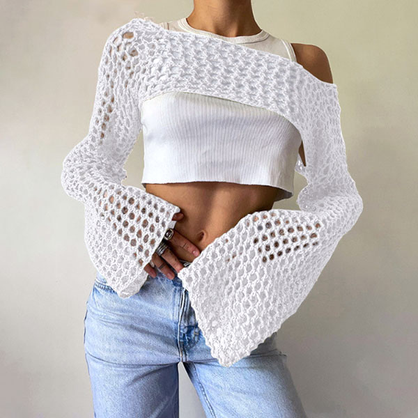 HIGH CUT MESH TOP