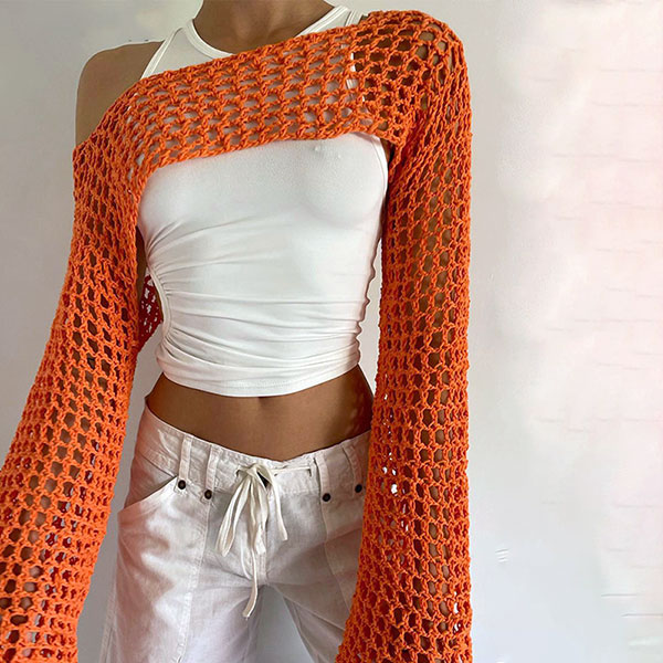 HIGH CUT MESH TOP