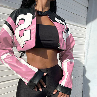 RACING CROPPED JACKET