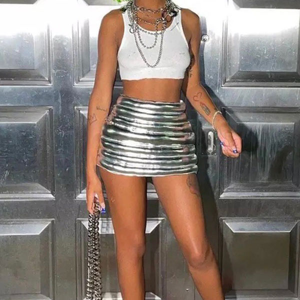 PUFF MINI SKIRT