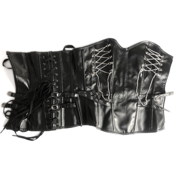CHAIN LACE BUSTIER