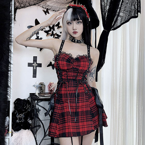BONDAGE CHECK ONEPIECE