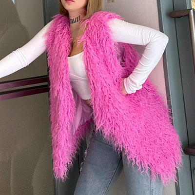 SHAGGY VEST