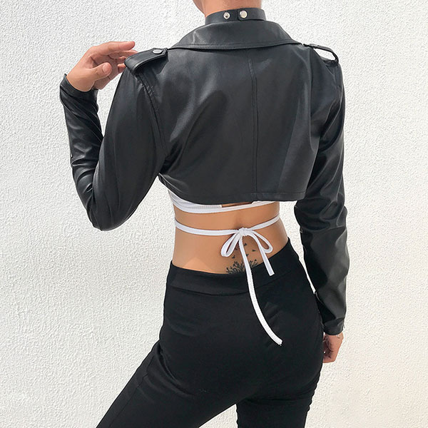 CROPPED RIDERS JACKET