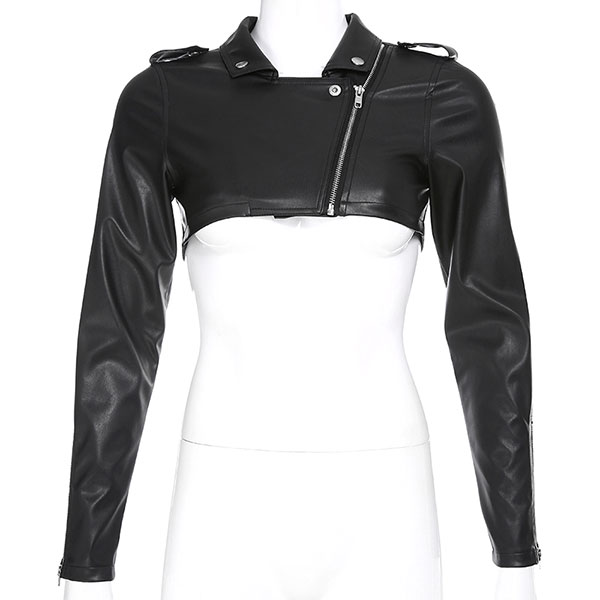 CROPPED RIDERS JACKET