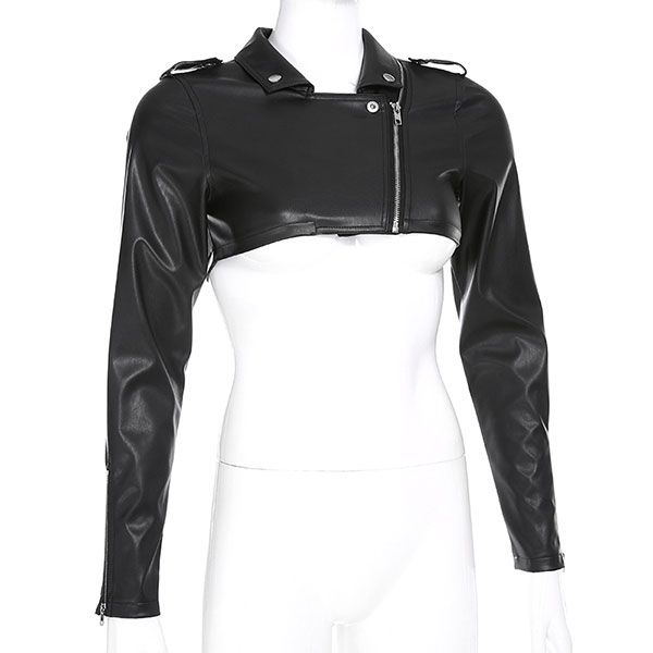 CROPPED RIDERS JACKET