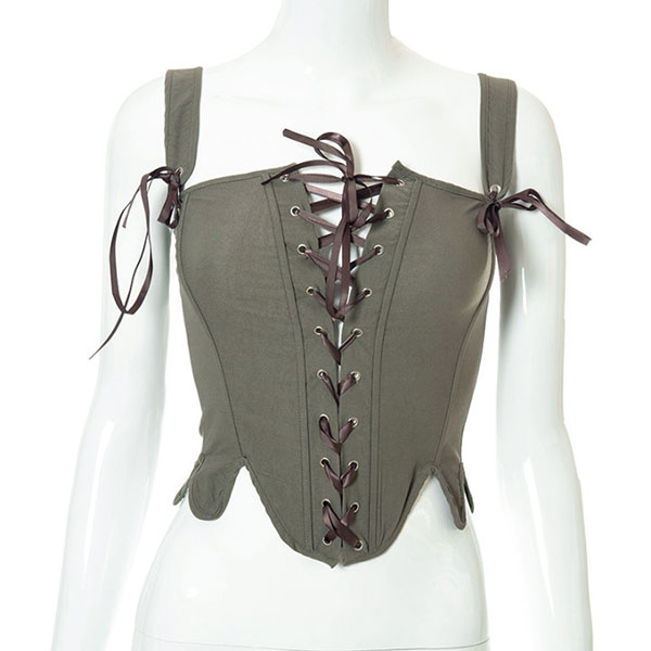 LACE UP STRAP BARETOP