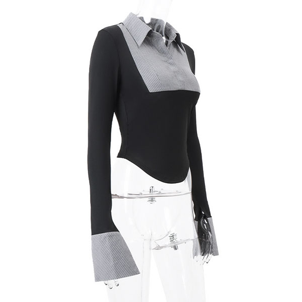 LAYERED STRIPE CUTSEW